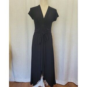 IMAN Black Maxi Dress